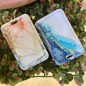 手作小物🖌️酒精墨水墨證件套 ♥︎客制服務♥︎