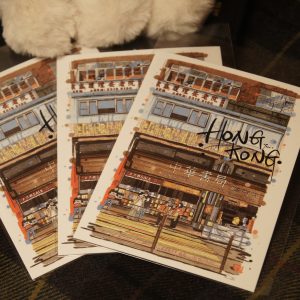 中華書局香港街景明信片